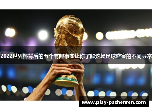 2022世界杯背后的五个有趣事实让你了解这场足球盛宴的不同寻常